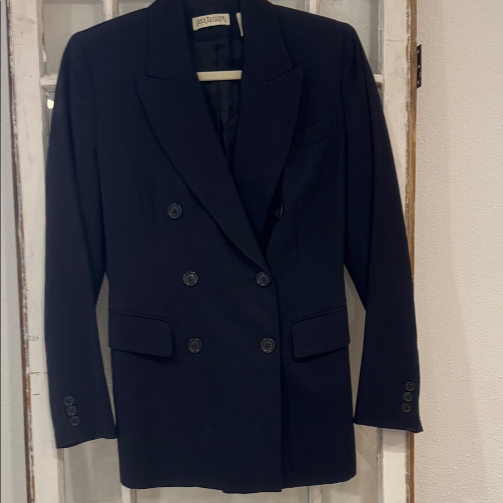 Ann Taylor Classic Navy Blue Women's Blazer